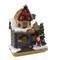 Wizardi 3" Christmas Village Festive Cottage with Santa Claus